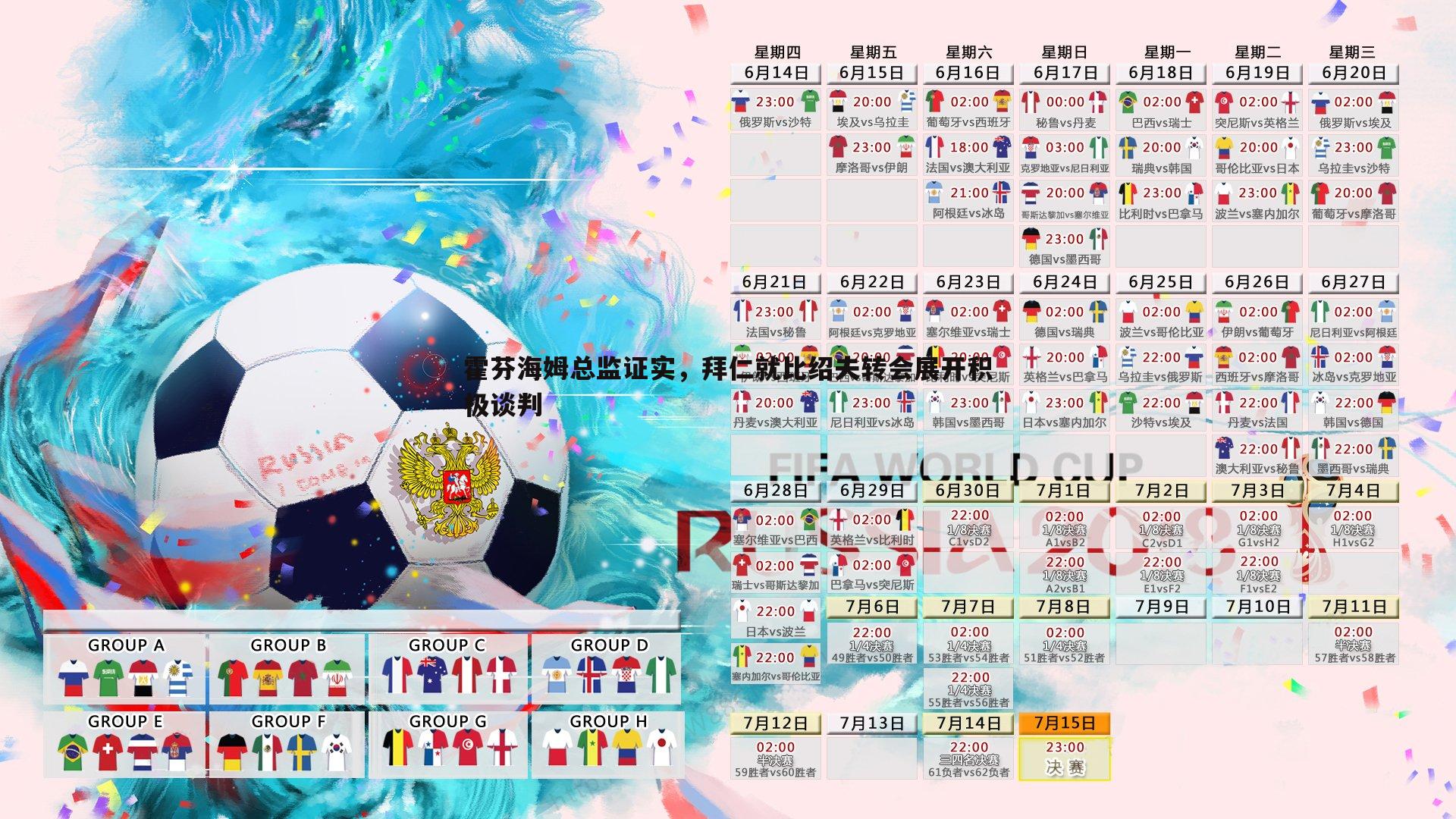 霍芬海姆总监证实，拜仁就比绍夫转会展开积极谈判